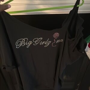 Black Big Girl Era Top